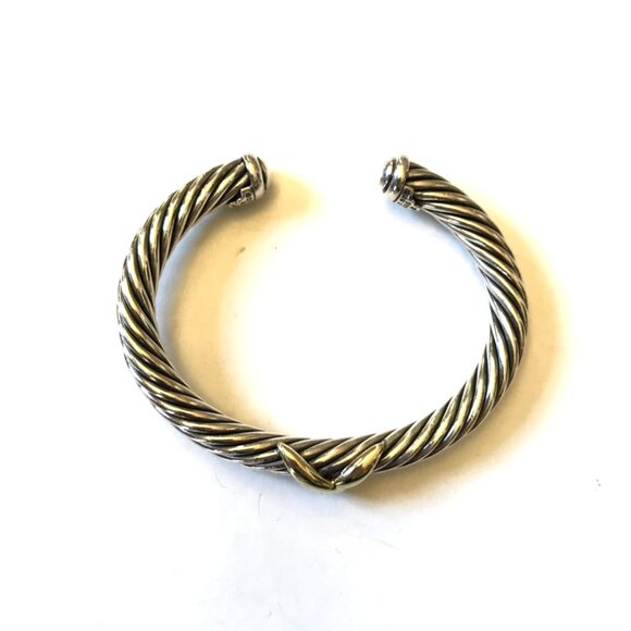 David Yurman Silver and Gold Bracelet - Picture 5 of 14